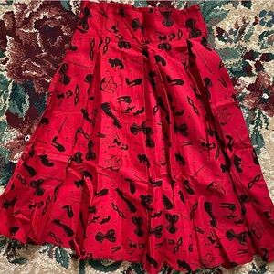 Deadly dames fetish print Skirt